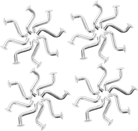 IMIKEYA 50pcs Heavy Duty J Bolt Safety Pin Pallet Racking Locking Pin for Shelving System 7mm Diameter S-Type Accessories