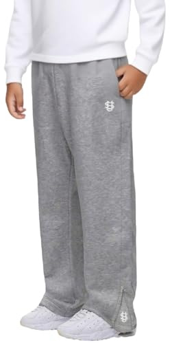 Pantaloni da Sportivi Baggy Ragazzo 4-15 Anni Y2K Hip Hop Pantalone Casual a Gamba Aperta con Cintura Elastica Adolescente Streetwear Pantaloni Tuta Jogging Pants per Primavera Autunno Inverno