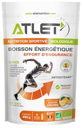 ATLET Boisson Energétique Agrumes 450g