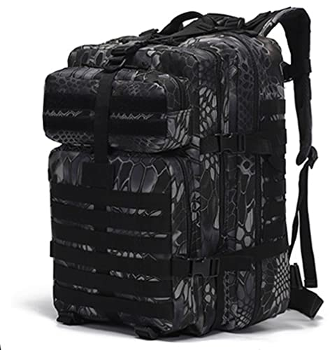 SPAHER Wanderrucksäcke 50L Armee Survival Outdoor Molle Tasche Assault Rucksack Wasserdicht Trekkingrucksack Militärrucksack für Outdoor Wandern Camping