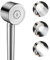 Duschkopf Edelstahl 304 Silber Handbrause Ganzmetall Duschkopf Hochdruckverstärkung 3 Einstellbare Sprühmodi,Anti-Kalk,Stark und Robust,Duschköpfe Geeignet für Hotels und Familien