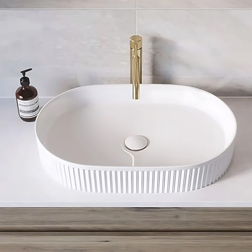 Lavabo Sobre Encimera Rea Vanda 61 Blanco