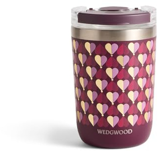 Wedgwood Love Thermoflasche, Magenta, 350 ml