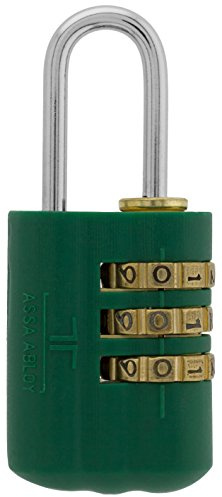 tesa Vorhängeschloss, Messing, Kombination, grün, CPV28V