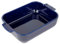 PEUGEOT - Rectangular Ceramic Baking Dish - 25 cm (including handles) x 15.5 cm x 5.5 cm - Capacity: 1.4 L - 2-3 Servings - 10 Year Guarantee - Made In France - Blue Colour