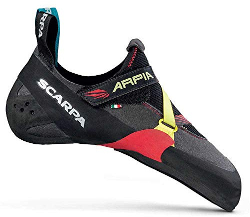 Scarpa Drago, klättringsskor för män, Svart röd Fk, 47 EU
