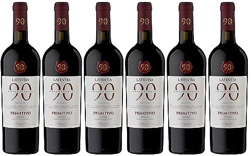 Novantaceppi Primitivo Puglia IGT Rotwein halbtrocken (6 x 0.75 l)