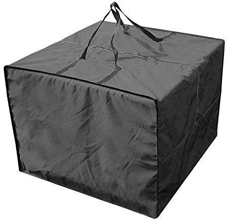 Opaltool Gartenmöbel Aufbewahrungstasche, Aufbewahrungstasche Für Loungekissen, Kissen Aufbewahrungstasche Outdoor Square 210D Oxford Wasserdicht, 81X81X61CM