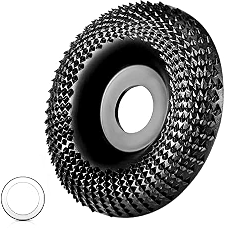 Intaglio Legno Mola Disco 115mm x 22mm o 16mm Angle Grinder Disco Abrasivo Lucidatura Modellatura Disco per levigatura intaglio modellatura lucidatura