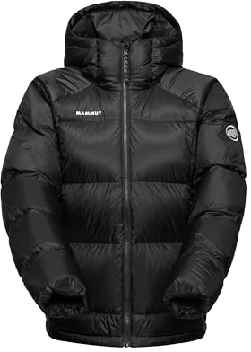 Mammut Glacier Glow IN Hooded Jacket Women – Chaqueta Acolchada para Mujer con Capucha | Cortavientos Caliente | Negro, Talla L