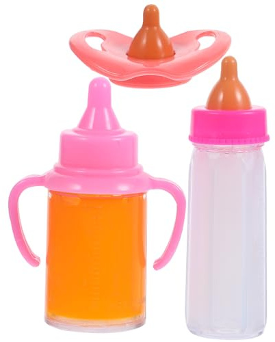 BESPORTBLE Biberon pour Poupée Alimentation Accessoires pour Maison De Poupée Jou Simulation Bouteille De Lait Jus