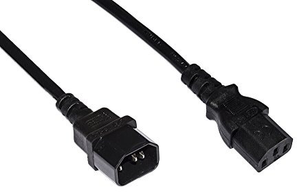 Link LKIEC18 Cavo Alimentazione PROLUNGA Maschio/Femmina MT.1,8 Colore Nero