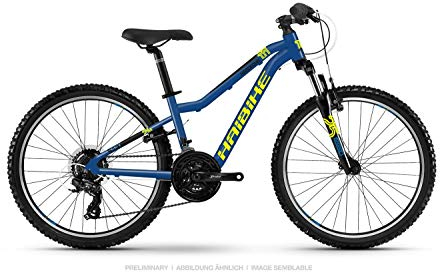 Haibike SEET HardFour 1.0 Kinder & Jugend Fahrrad 2021 (XS/30cm, Blau/Gelb/Schwarz)
