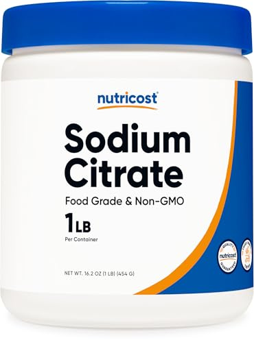 Sodium Citrate, Unflavored, 16 oz (454 g), Nutricost