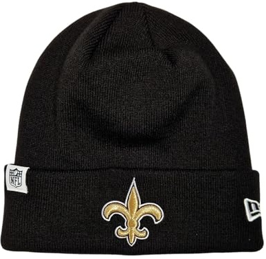 New Era New Orleans Saints NFL Loop Label Knit Schwarz Beanie - One-Size