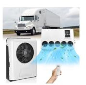 Treeligo Climatiseur 12V pour camion, 10000 BTU, mini split 12V AC, refroidissement à faible bruit pour Big Rig Sleeper, semi-Trucks, pickup, camions, camping-cars, camionnettes, bus