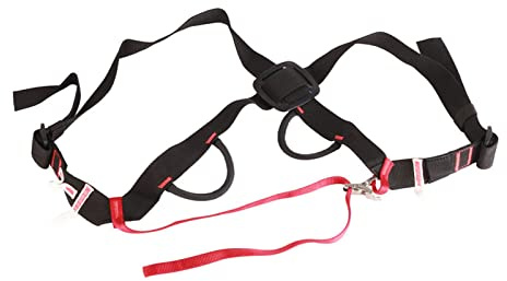 HERCHR Ceinture De Sécurité De Poitrine d'escalade, Bandoulière De Sécurité Réglable, Sangle D'équipement De Harnais De Protection en Fibre Imperméable pour Travailleur d'escalade en Plein Air