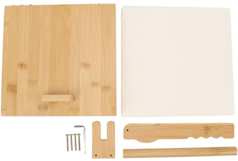 QANYEGN Pressa per tortilla in legno, set per pressa per tortilla, pressa per impasto per tortillas per burritos, taco, roti, wrap o qualsiasi piatto a base di tortilla