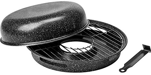 Browin 330300 Bistecchiera con Grill, Acciaio, Nero, Grande, 2 unità