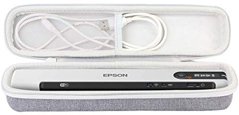 co2CREA Hard Travel Case for Epson Workforce ES-50 ES-60W DS-70 DS-80W Portable Document Scanner, Case Only