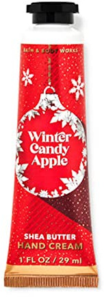 Bath & Body Works Winter Candy Apple Shea Butter Travel Size Hand Cream (Winter Candy Apple), 1 Fl Oz (Pack of 1), 1.0 ounces, 1.0 Fl Oz, Pack of 1