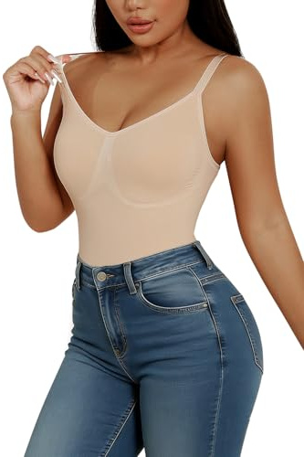 SHEKINI Dam Bodysuits Shapewear Shapewear Shapewear Bodysuit Shaper Body Shaper Full Shaper Bodysuit Magkontroll Lyft Gluteus, Hudtoner, XXL-3XL