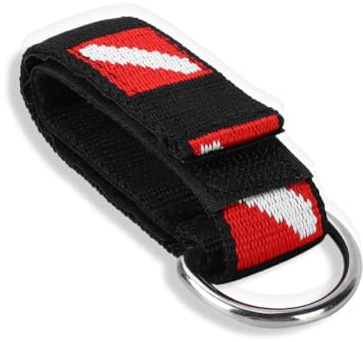 Scuba Diving Wrist Strap, Universal Diving Wrist Strap Diving Gear Hand Lanyard Hanging Rope with Clip D Shape Ring Diving Hand Band for Diving Swimming Fishing Underwater Photograph