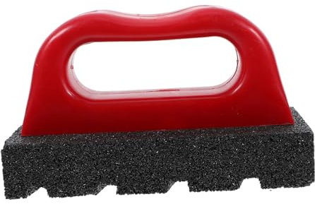 Veemoon Strumento Per Strofinare Mattoni Con Manico Scanalato, Lisciante Per Cemento Ad Alta Efficienza, Raschietto Durevole Per Pulizia e Rifinitura Di Superfici in Calcestruzzo e Muratura