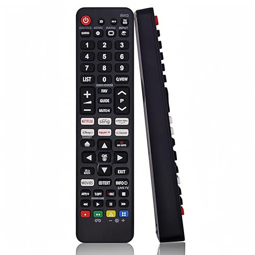 Telecomando di ricambio per TV LG, telecomando universale per Smart TV LG, nessuna configurazione e programmazione richiesta, trasmissione a lunga distanza universale per Smart TV LED LCD HD UHD HDTV