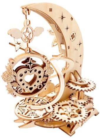 Puzzle 3D en bois pour adultes et adolescents Carillon à assembler Kit de maquettes en bois puzzles mécaniques Kit de construction artisanale Hobby pour enfants de 14 ans et plus