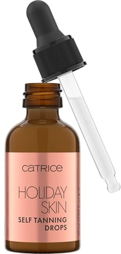 Catrice Holiday Skin Self Tanning Drops, effetto colorante, asciugatura rapida, naturale (30ml)