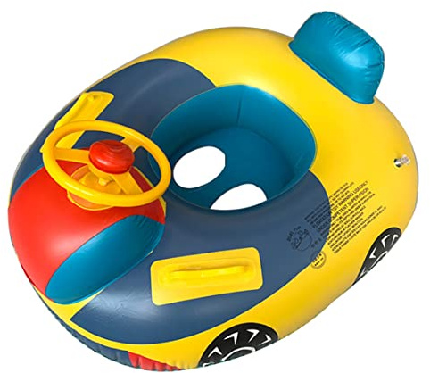 Anello da nuoto per bambini Gonfiabile per nuoto Sedile sicuro Galleggiante per Giocattolo per acqua non tossico