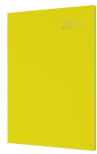 2027 Calendar Year Planner - 12 Month A5 Week-to-View Diary - Hard Cover in Yellow - Collins Debden Essential Range (ESSA53.45-27)