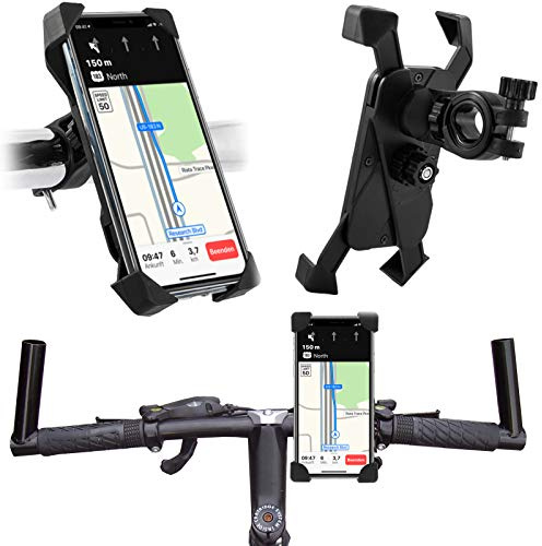 Cykelhållare lämplig för Samsung Galaxy A07 A17 A37 A57 A56 A36 A26 A16 A06 A55 A35 A15 A05 A05s A53 A73 A33 A23 A13 A52 A50 A51 4 hörn mobilhållare Cykelhållare styrhållare kan roteras 360°