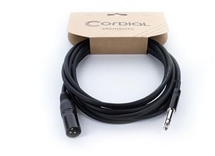 Cavo audio XLR maschio/jack stereo – 3 m
