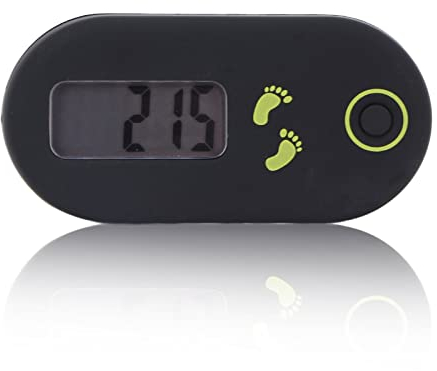Schrittzähler Walking Pedometer, 3D-Mini-Schrittzähler mit Clip und Umhängeband, Großes Display Taille Einfacher Clip-On-Schrittzähler für Männer, Frauen, Kinder, Senioren, Laufen, Gehen, Fitness