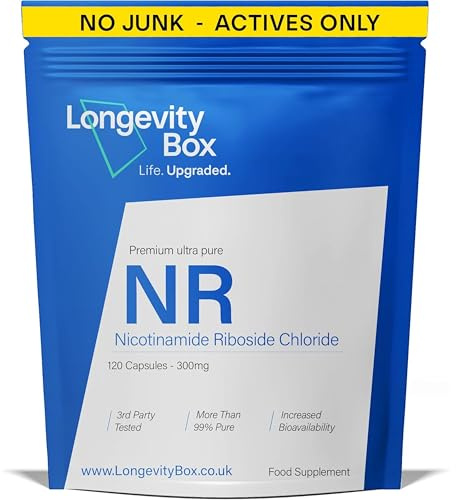 Longevity Box Senolytic 8, 120 Kapslar, Med Fisetin Och Quercetin | Komplex Med 8 Ingredienser Inklusive Fisetin Och Quercetin, 120 Kapslar, För Hälsosamt Åldrande