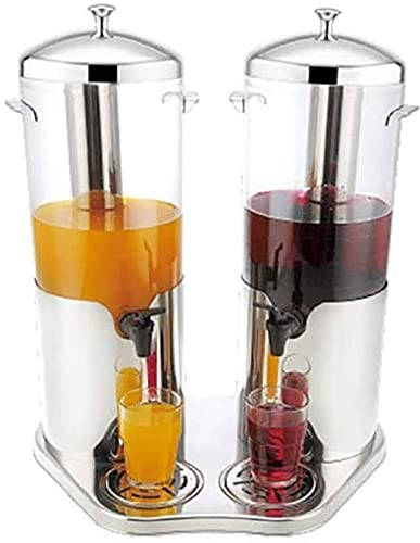 Dispenser per Birra, Distributore di Birra per Fusti di Birra Dispenser per Bevande Doppio da 5 Litri Dispenser per Birra di Grande capacità Perfetto per Feste per Feste