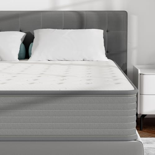 Good Nite Single Mattress 3FT 8 Inch Memory Foam Pocket Sprung, Individually Wrapped Pocket Springs Hybrid Mattresses with Breathable Foam, Medium-Firm Feel, 90x190x20cm