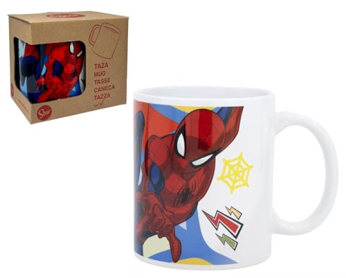 Tasse Spiderman Marvel en céramique modèle mug avec impression sublimatique bol de petit déjeuner 325 ml pour enfants