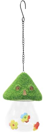 Distributeurs de Nourriture pour Oiseaux Sauvages - Distributeur de Suspendu Anti-Abeilles pour Jardin | Accessoire de Décoration Extérieure Facile à Nettoyer pour Balcon Fenêtre Terrasse