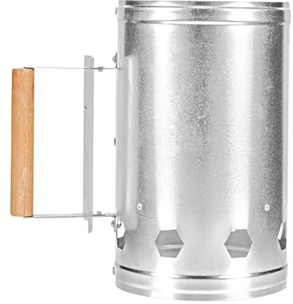 FewNvWa Cheminée D'allumage pour Barbecue, Accessoire pour Barbecue, Boîte à Charbon de Bois pour Pique-Nique, Barbecue, Cuisine