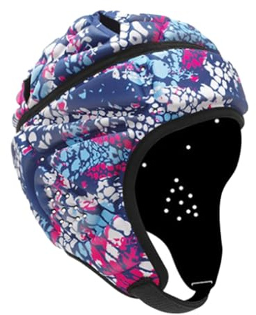 QLoztyse Casco de Rugby Casco de Rugby con Orificios de Ventilación Protección Multiusos Unisex Protectores de Cabeza de Rugby Casco de Fútbol Americano para, Estilo E