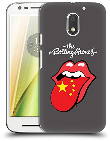 Head Case Designs Officially Licensed The Rolling Stones China International Licks 1 Hard Back Case Compatible with Motorola Moto E3