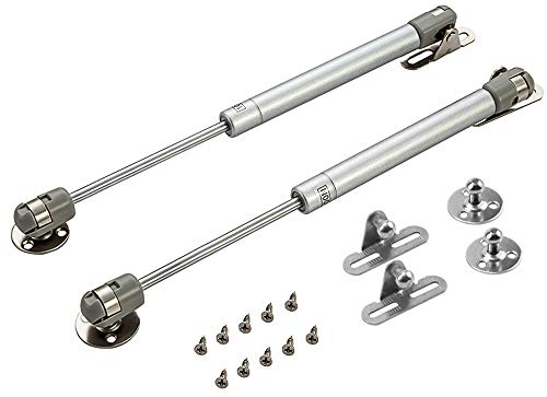 BuxiuGK 2 Stück Gasdruckfeder 200N Gasdruckdämpfer Gas Strut mit Schrauben für Türhausschränke Küchenschrank Bücherschränke Maximales Gewicht 20KG