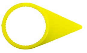 AME INTL Checkmate Radmutter-Indikator, 32 mm, Gelb