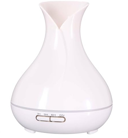 SIXTOL Vulcan Diffusore di aromi con LED | colore Bianco lucido 350ml