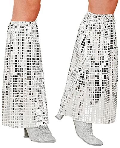 Widmann - Pailletten-Stulpen, 70s Disco Style, 1 Paar, Retro, Disco, Fasching, Mottoparty, Karneval