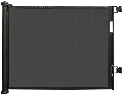Cancello Barriera Sicurezza Griglia Espandibile per Porte, Cancelletto per Bambini Estensibile, 0-180 cm Scale e Corridoi, Uso Interni ed Esterni, 86 * 180 cm-nero