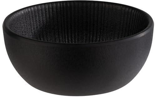 APS 85270 Schale -NERO- in schwarz, Ø 8,5 cm, Höhe 3,5 cm, 0,1 Liter